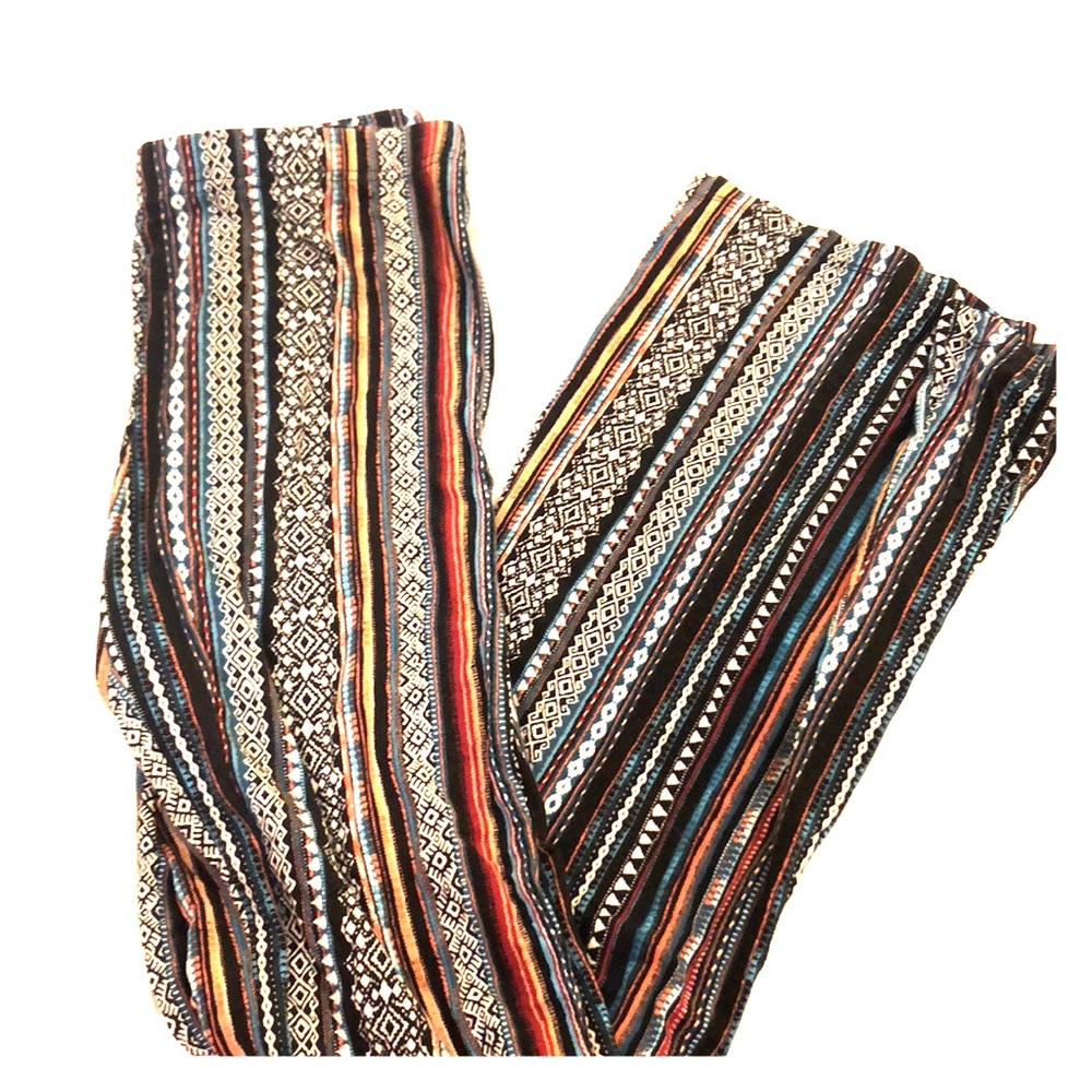 Forever21 tribal print flowy pants